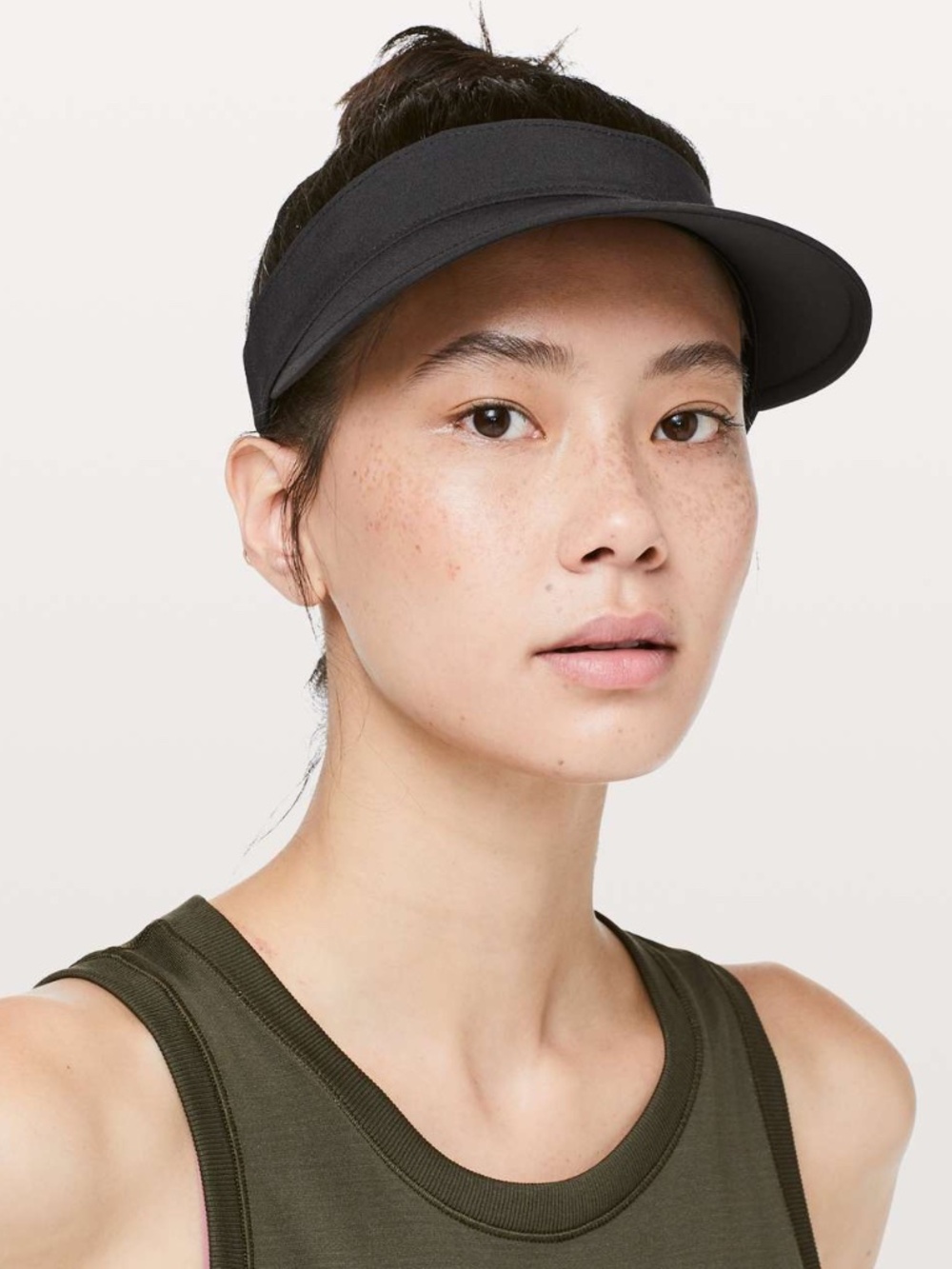 NWT Lululemon Fast Paced Run Visor Black